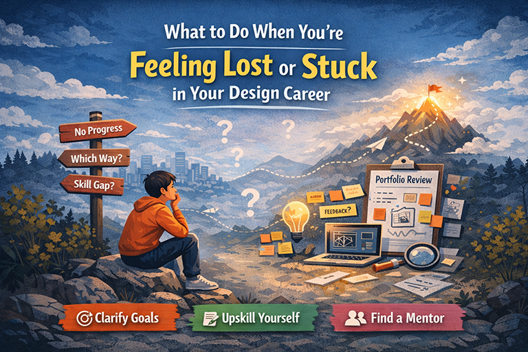 https://uxgen.academy/what-to-do-when-youre-feeling-lost-or-stuck-in-your-design-career/