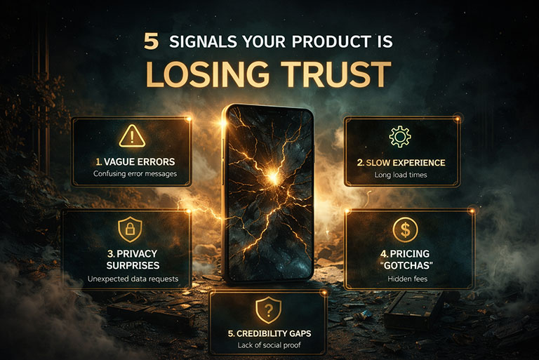 This week’s 5 signals your product is losing trust