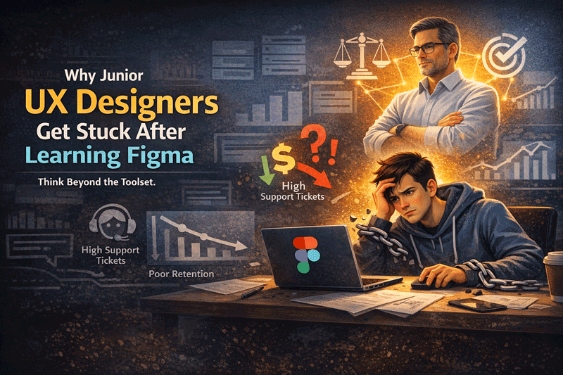 Why Junior UX Designers Get Stuck After Learning Figma
