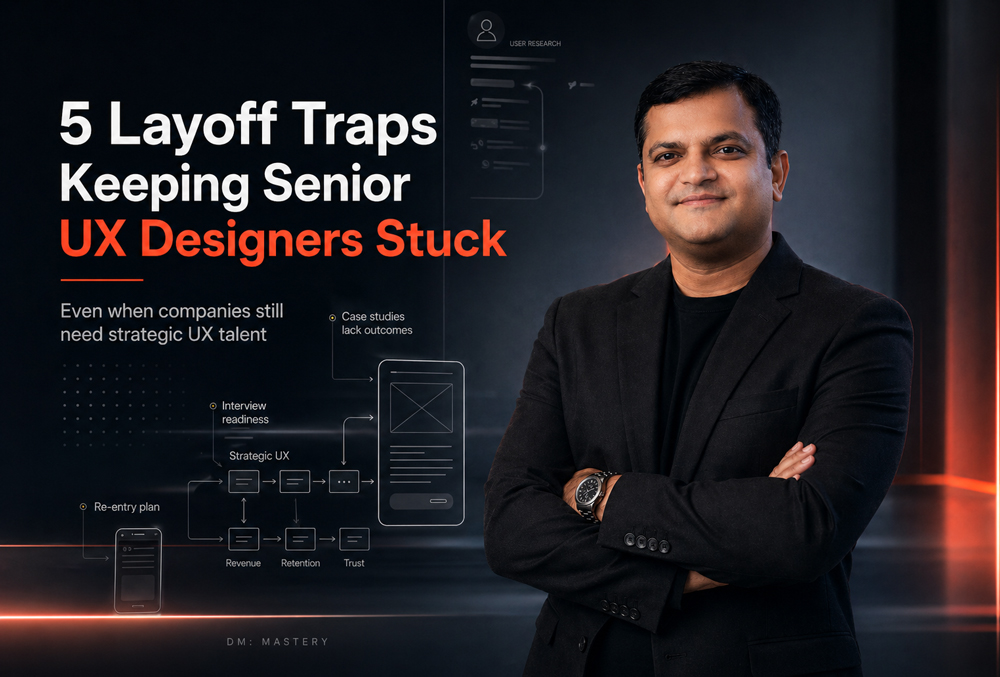 The 5 Layoff Traps Keeping Senior UX Designers Stuck — Even When Companies Still Need Strategic UX Talent