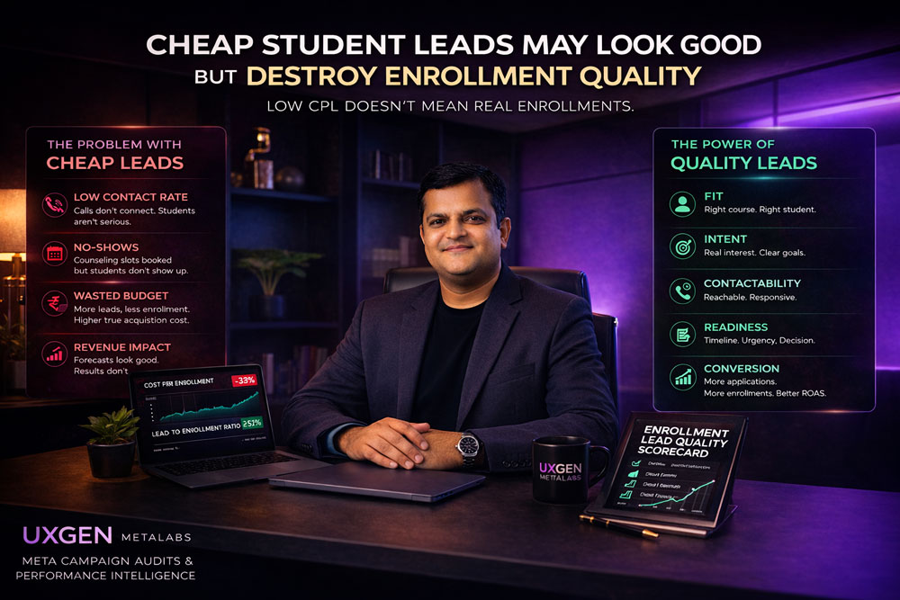 The Real Cost of Cheap Student Leads: How Low CPL Destroys Enrollment Quality