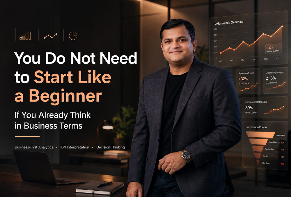 You Do Not Need to Start Like a Beginner If You Already Think in Business Terms