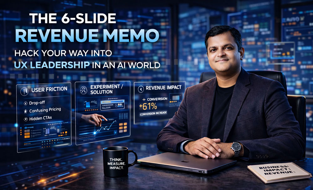 The 6-Slide ‘Revenue Memo’: How to Hack Your Way into UX Leadership in an AI World