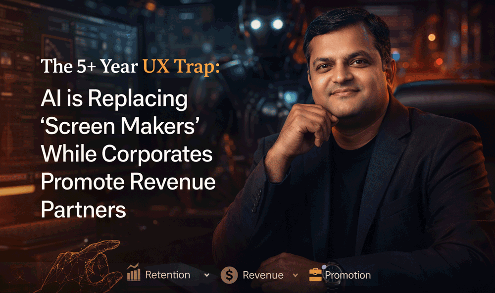 The 5+ Year UX Trap: Why AI is Replacing ‘Screen Makers’ While Corporates Promote Revenue Partners