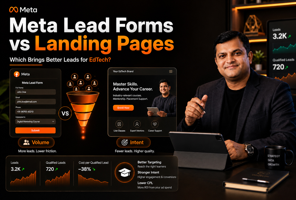 Meta Lead Forms vs Landing Pages for EdTech: Which One Brings Better Leads?