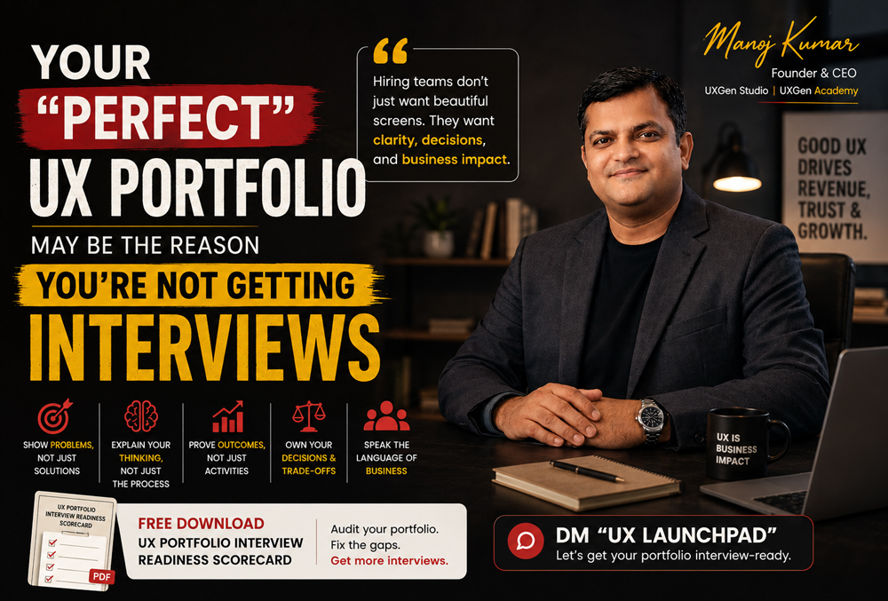 Your “Perfect” UX Portfolio May Be the Reason You’re Not Getting Interviews