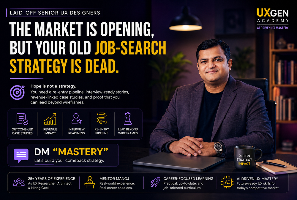 Laid-Off Senior UX Designers: The Market Is Opening, But Your Old Job-Search Strategy Is Dead