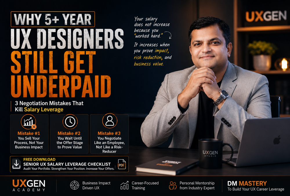 Why 5+ Year UX Designers Still Get Underpaid: 3 Negotiation Mistakes That Kill Salary Leverage