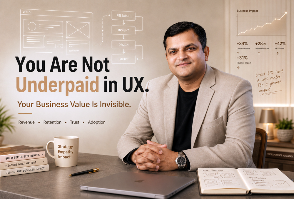 You Are Not Underpaid in UX. Your Business Value Is Invisible.
