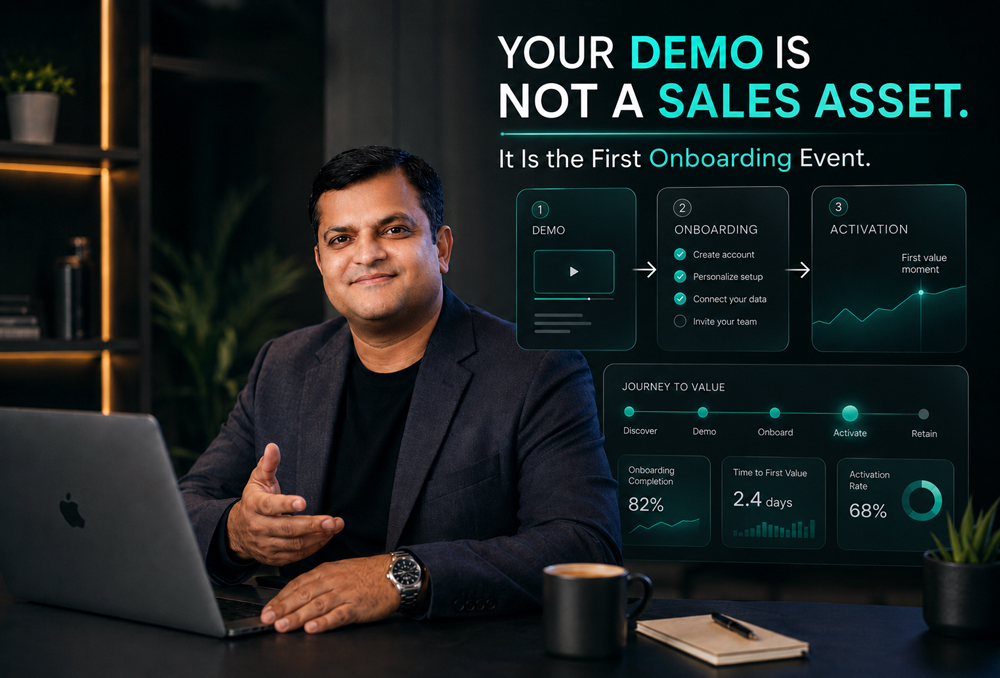 Your Demo Is Not a Sales Asset. It Is the First Onboarding Event